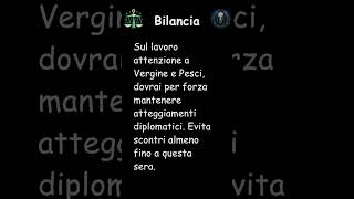 Bilancia oroscopo di lunedì 11 novembre 2024 dalla Stanza Esoterica short [upl. by Sandstrom]