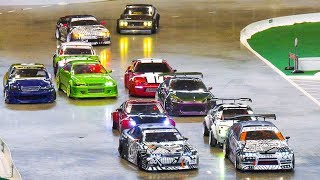 GREAT RC DRIFT CAR RACE MODELS IN PAIR COMPETITION  ModellTechnik Stuttgart 2017 [upl. by Julide759]