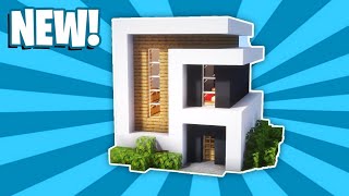 minecraftminecraft modern houseminecraft tutorialminecraft buildingminecraft housetutorial [upl. by Yelreveb]