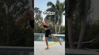 Resistance band glutes workout womenworkout glutesworkout resistancebands [upl. by Ienttirb169]