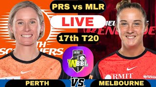 WBBL Live Perth Scorchers Women vs Melbourne Renegades Women  PRSW vs MLRW Live WBBL Match 2024 [upl. by Romito]