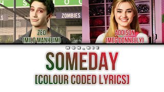 Someday By ZOMBIES Colour Coded Lyrics [upl. by Dibri693]