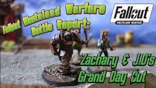 Fallout Wasteland Warfare Battle ReportZachary amp JDs Grand Day Out [upl. by Burney188]