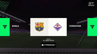 EA Sports FC 25 Online Season Match Gameplay FC Barcelona ESP Vs ACF Fiorentina ITA [upl. by Hopkins]