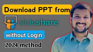 How to download PPT from Slideshare without Login  2024 [upl. by Akinal]