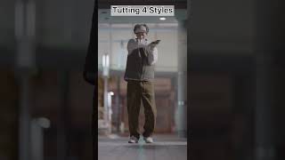 Tutting dance 4styles for basics tutting dance popping dance [upl. by Ogires987]