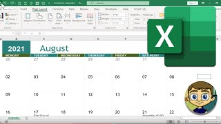 Creating a Calendar in Excel [upl. by Still]