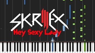 Skrillex  Hey Sexy Lady Easy Piano Tutorial ♫ [upl. by Mariana]