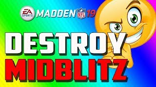 How To Beat Mid Blitz In Madden 19 Easy Best Offense In The Game [upl. by Lebbie8]