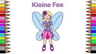 Ausmalbilder für Kinder 🎨 ​Malbuch für Kinder 🌸​​ Malen für Kinder 🌸Ausmalbilder 🐬Kleine Fee [upl. by Ikairik]