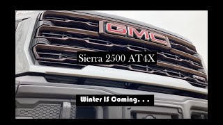 24 GMC Sierra 2500 4WD Crew Cab AT4X Review [upl. by Assereht]