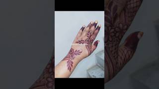 Stylish and unique mehndi design simple back hand mehndimehndi hennadesign latestmehndi mehandi [upl. by Nnyroc]