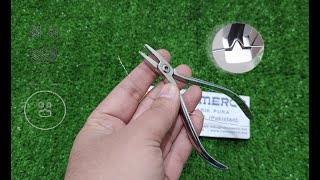 V Stop Wire Bending Pliers  Orthodontic Pliers Instruments [upl. by Aenehs]