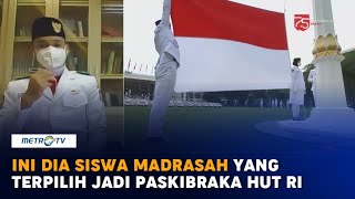 Muhammad Adzan Siswa Madrasah Asal Bima di Tim Paskibraka 2020 [upl. by Ynnek480]