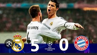 Highlights quotReal Madrid 50 Byern Munich quot☠️ Ronaldo masterclass skillsUCl 2014 full hd 180i [upl. by Atnas]