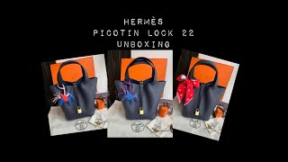 Hermès Picotin Lock 22 Unboxing [upl. by Semreh]