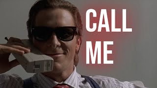 Patrick Bateman Edit  Call Me  Plenka [upl. by Hanus]