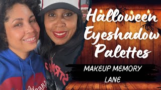 Halloween Eyeshadow Palettes Collection Makeup Memory Lane [upl. by Allesor]