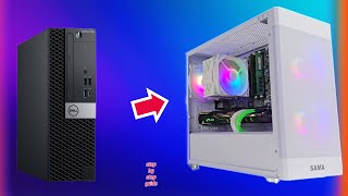 How to transform a Dell Optiplex into a Gaming PC amp Office PC Case Swap [upl. by Fesuy8]