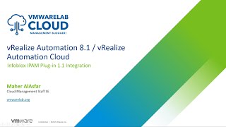 Infoblox IPAM Plugin 11 Integration with vRealize Automation 81  vRealize Automation Cloud [upl. by Oiznun]