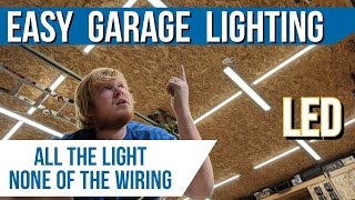 DIY Garage Lighting Options and stepbystep installation [upl. by Carbo]