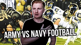 British Guy Reacts To Army vs Navy American Football Game [upl. by Aip959]