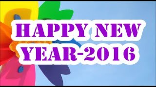 Happy New Year 2016 Wishes amp Greetings New Year Ecard amp Whatsapp Video [upl. by Milewski]