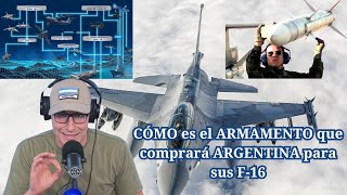 F16 de Argentina TODO el armamento que aprobó EEUU para los halcones argentinos [upl. by Ultima]