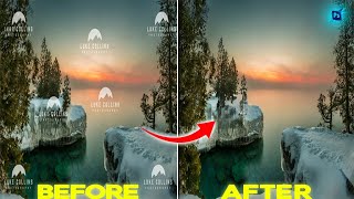 how to remove watermark in photoshop  photoshop me watermark kaise hataye watermark in photoshop [upl. by Maleki]