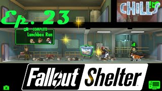 Fallout Shelter Ep 23 quotLunch Box Quest Legendary Weapon amp outfit recipesquot PC Gameplay [upl. by Koppel42]