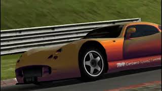 Gran Turismo PSP  TVR Cerbera Speed 12 single race replay clip [upl. by Eanahc]