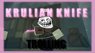 Krulian Knife Trolling  Deepwoken [upl. by Dahij]