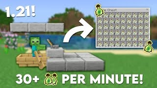 Minecraft NEW XP Farm in Bedrock Edition 121 [upl. by Dnalyar]