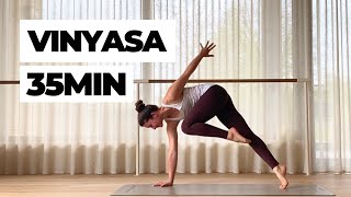 35Min Strong Vinyasa Flow [upl. by Nnaeirb]