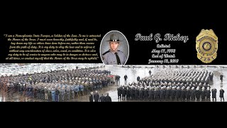 PA State Police Funeral Trooper Richey P2 [upl. by Cerveny855]