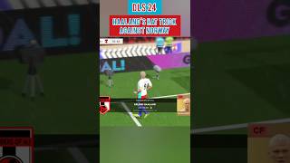 HATTRICK HERO Erling Haaland Destroys Norway DLS 24 Gameplay shorts [upl. by Naujik765]