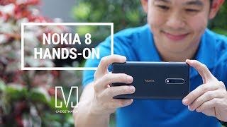 Nokia 8 HandsOn First Nokia Android Flagship [upl. by Kasper]