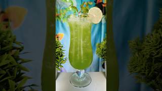 Green Apple 🍏 Mocktail drink shorts viralvideo [upl. by Ycul]