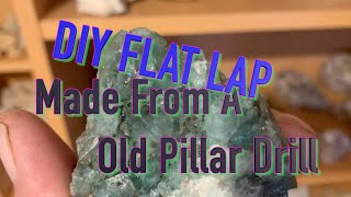 DIY Flap Lap Made From A Old Pillar Drill [upl. by Kensell683]