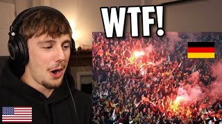 American Reacts to Football Fans amp Atmosphere USA vs Europe [upl. by Lawrence]