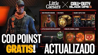 ACTUALIZADO COMO OBTENER COD POINTS GRATIS y la SKIN de LITTLE CAESARS en WARZONE 3 y BLACK OPS 6 [upl. by Todd]