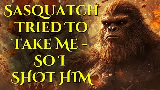 The Sasquatch Dragging Him Paid Dearly  With Three Bullets In Him [upl. by Patrizio489]