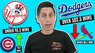 PICKING EVERY MLB TEAMS Win Over Under for 2021 [upl. by Aimit]