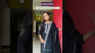 Meesho women kurta set ✨ Prettiest 🖤✨ Comment Dm for link 🔗 Save for later✅ meesho meeshohaul [upl. by Noemi420]