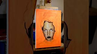 Portrait painting of scarlet rose leithold artistsoninstagram girl model [upl. by Marlin402]