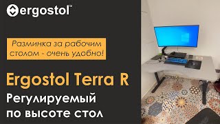 Видеоотзыв на регулируемый компьютерный стол Ergostol Terra R  Покупатели о Ergostol [upl. by Zebulon]