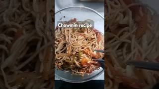 Chowmin recipe by Lazeezkhanapakana subscribe food shorts short foodie noodles chowmein [upl. by Beverly129]