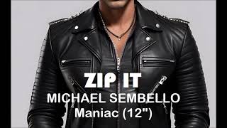 Zip It Michael Sembello  Maniac 12quot Instrumental Karaoke [upl. by Nyrrad93]