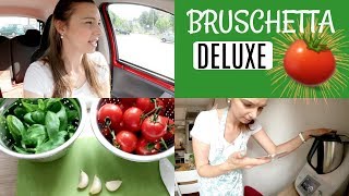 Zähne bleachen  Mit JULE in der Küche  Bruschetta Rezept 🍅 FamilyVlog 134 [upl. by Ano]