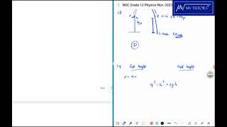 NSC Grade 12 Physical Science P1 Memo  November 2023 [upl. by Eirot]